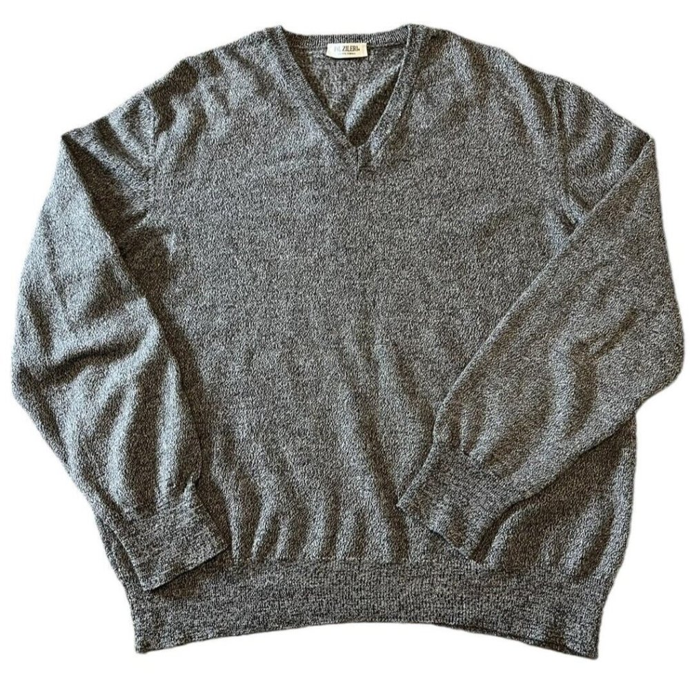 Pal Zileri Mens Wool V Neck Sweater size Measured Luxury‎ Formal Office